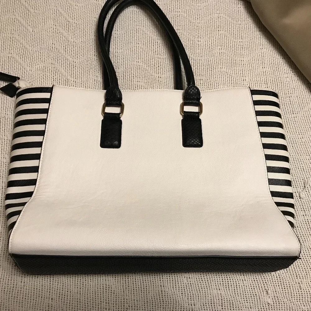 Large Tote - black and white stripes - Aldo - Picture 2 of 6